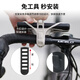 GUB silicone mobile phone strap bracket P6 road bike mountain bike integrated handlebar mobile phone holder handlebar mobile phone shock-absorbing soft bracket P6 silicone mobile phone holder - black