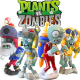 
Plant vs. Zombie Toys 2 Pea Shooter Model Figure Full Set Can Be Ejected Soft Dolls 6-10 Years Old Children's Toy Boy 686-1 (Coconut Cannon Set)