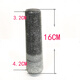 FANCYCHIC kitchen supplies stone mortar household new garlic mortar handle old style grinding rod stone stone hammer old-fashioned selenium-rich stone granite frosted length-18*big head 4*small head 5