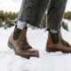 Blundstone Men and Damen -Arbeitsstiefel Neue Wärme wasserdicht warm gepolsterte Winterstiefel Chelsea -Stiefel Retro -Stiefel 1477 Antike Brown 41
