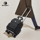 BAGZY双肩包旅行包万向轮大容量背包女男登机行李箱包袋旅游 B897-小号