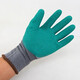 
Ji Sheng N698 gloves wear-resistant labor-safe anti-slip rubber breathable soft construction site racks worker and farm work rubber gloves Shenghang N698 gray yarn green 12 double pack L
