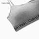 Calvin Klein underwear [Chinese Valentine's Day gift] 25 spring and summer women's ck no-wire light sports vest bra QP2982O P7A-Coconut Blue Gray M