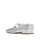 Same as 2025 Alice Mary Jane French single shoes EUE04CQ5 Starlight Silver 37