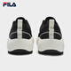 FILA 斐乐官方男鞋COOKIES复古帆布鞋2025夏新款曲奇鞋时尚休闲鞋 黑/奶白-BG 42