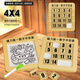 Yuanqi Children's Fun Digital Huarong Road 10x10 Kinder frühes Bildungsspielzeug gleitende Passage Grundschüler Puzzle Luban Lock Birthday Geschenk 10x10 Magnetic Digital Huarong Road