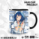 Hay demasiadas heroínas en el anime que rodea a Hachina Mian Apricot Mug Ceramic Water Cup Regalo L691 (Copa)