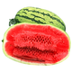 Xiangbin watermelon seeds, Ningxia selenium sand mountain stone melons, sown in all seasons, high yield, thin skin, medium ripe, super sweet, large fruit seeds, Desert No. 1 watermelon seeds 100 original x 10 packs