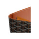 GOYARD presbyopic printed flap pockets, cowhide, card holder, passport bag, same style for men and women, black/brown