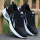 Chaussures de sport d'été Chaussures de course pour hommes Mesh talons bas chaussures décontractées pour hommes respirant non-glissement résistant à la semelle douce chaussures de travail 802 noir 41