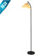 Grand View Garden (DGY) lampe à plancher plissée LED Postmoderne Creative Living Room Lampe atmosphère chaude chambre à coucher lampe de chevet Guangdong Zhongshan Lampe 1396-trois couleurs-12W