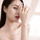 
Zhou Sai Fu's shattered ice gold 999 gold ring girl birthday gift price A0113247 No. 13 About 1.9g