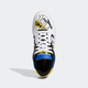 ADIDAS APRUEP OFICIAL ZAPATIVO DE DISPORTES MABRAS Menores Adolescentes Retro Basketball Zapatos Blanco/Negro/Azul/Amarillo 42 (260 mm)