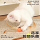 Beiyipin Cat Toy Bouncy Ball Feather Cat Stick Self-Happiness and Boredom Relief Artifact Internet Celebrity Cat Cat Chase Interactive Pet Supplies
