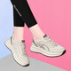 
Ouya Linglong white shoes for women in summer new style for women with thick sole versatile sports shoes for travel mesh breathable casual shoes dad shoes Mika [Shuangwang] JST7036 37