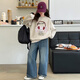 THINKPIRE女童卫衣儿童衣服春秋大女童装2025洋气女孩春装上衣9-13岁中大童 耳机卫衣 160 码建议身高155CM