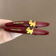 Jiuvia Cherry Small Clip Women's New High-end Hair Clip Half-tied Hair Clip on the Back of the Head Side Bangs Clip Shredded Hair Clip JYFJ138 Dog Hair Clip 1 pc