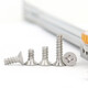 XMSJ304 Acero inoxidable Countersunk Cross Cross Autodelabla Autoducto GB846 Tornillo electrónico de precisión estándar M1.2-M5 KB2.6*12200 Piezas