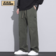 Pantalon décontracté Romon Pantalon de travail pour hommes Pantalons de nouveau style de style nouveau style droit de plancher