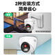 HIKVISION海康威视摄像头监控套装4路400万室内外全彩夜视POE网线供电手机远程带2T硬盘K34HV2-LT