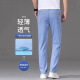 Jeepspirit Jeans de seda de hielo delgada Men Pantalones delgados de verano Tiansi Blue claro Jeans sueltos directos 9767 Azul mediano 36
