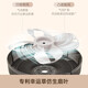 Midea Electric Fan Floor Fan Household High Wind Light Sound Desk Stand Dual-Purpose Circulation Fan Intelligent Remote Control Timing Energy-Saving Fan Level 1 Energy Efficiency Clover Series National Subsidy 12-inch Black APP Zhilian Antibacterial Fan Blade SDI30DS