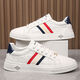 
Queen Medusa 2024 autumn and winter new light luxury leather high-end trendy board shoes for men versatile casual one-step white and blue 9922 38