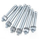 Jinggong Iron Galvanized Expansion Screw National Standard Extended Metal Explosion Bolt M6M8M10M12M14M16M20 Galvanized M6*60 (10 pcs) Drilled 10mm