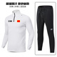 Qiyuemang Sports Long Fitness Ropa de fitness Otoño e invierno Traje de atletismo al aire libre Traje de traje de atletismo al aire libre Hombres y mujeres Sports Sports Traje de entrenamiento de carrera seca rápida 9863 Ash (hombres y mujeres) CHN Set XS