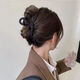 Frosted textured shark clip new style grab clip high-end head back hair clip hair clip hair accessories Frosted brown color [11CM]