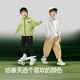 Balabala children's clothing boys' jacket children's top 2025 spring hooded waffle fashion trend 209125105102