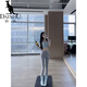 Kangaroo (DAISHU) high-looking yoga clothing suit for women 2025 new high-end Pilates training vest summer fitness clothing top suit light blue top + light gray pants M (95-105Jin Jin equals 0.5 kg)