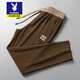 
Playboy autumn and winter men's trousers casual pants men's Korean style fashion trend men's hoodies trendy slim men's casual pants h6625/black XL 175 Recommended 130-150Jin [Jin equals 0.5 kg]