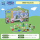 Little Pig Pear Children's echtes Spielzeug Joe Qizhi Puppe spielen Haus Dschungel Abenteuer Schatz Jagd Countdown Kalender Geschenkbox Opa Pig's Boat