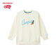 Newbalance NB Kinderkleidung 25 Jahre Frühling Neue Produkte für Männer, Frauen und Kinder vielseitig lässig, langen, langärmelten runden Nackenpullover Sweatshirt 7ZF12043 7ZF12043-BK Black 110 cm