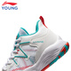 
Li Ning Children's Shoes Children's Basketball Shoes Men's Big Children's Cloud Technology Shock Absorbing and Resilience Comfort Sports Shoes 37YKBS034-11