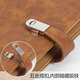 Clcey Visitenkarte Inhaber großer Kapazität Multi-Card-Position Tragbarer Karten-Bag-Kartenbuch Buchbuch Business Card Book Business Card Book Kreditkartenbeutel Damen Brown (Schriftziehungen)