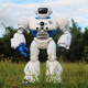 Neue Smart Toys Intelligent Roboter Fernbedienungsprogrammierung Programmierende Erzählungen Smart Toys Jungen und Mädchen Frühschulbildung Big Mokka Roboter Männer und Frauen Red + 2 Sets Ladebatterien