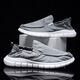 Chaussures en tissu Chaussures en toile pour hommes confortables, légères, résistantes à l'usure, non glissantes, imperméables, semelles molles Old Beijing un pied, paresseux noir 881 recommandé de prendre une taille plus grande 42