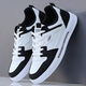 Duchamp Heath Chaussures masculines 2025 Nouveau automne sport en cuir et chaussures de planche décontractées pour hommes polyvalents à tendance petite chaussure à tendance blanche Chaussures étudiantes blanc noir 9910 [k] 42