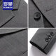 ROMON high-end casual suit men's jacket single spring and autumn new style single suit business formal top suit men 8980 gray spring and autumn 4XL (recommended 180-195 Jin Jin equals 0.5 kg)