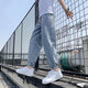 Jeans Herren Herbst und Winter neuer koreanischer Stil trendy losen lässiger Sportfuß Foot Feste Farbe Harem Hosen Neun-Punkte Hosen Männer hellblau 4xl