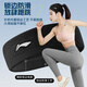 李宁（LI-NING）运动发带女男止汗带束发带吸汗加宽健身跑步护额导汗头带头巾黑