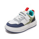 Warrior Boys' Shoes Soft Sole Children's Sports Shoes White Shoes Low-top Sneakers WZ(CL)-0969 White/Grey Green/Blue 35