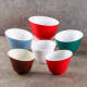 Mélamine Incliné Bol de bouche imitation commerciale Porcelaine Hot Pot Restaurant Table Vérification en plastique Laitue Laitue seau en libre-service Sauce d'assaisonnement Petit ingrédients lb 13063 blanc /