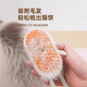 Kitten Diary Pet Spray Massage Comb Cat Comb Dog Steam Comb Cat Hair Comb Removes Floating Hair No Bathing Cat Supplies Long Handle Spray Comb Cream White-USB Rechargeable
