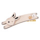 Cercoo Rabbit Hair Clip Seamless Hair Clip Broken Hair Bangs Side Clip Women's French Duckbill Clip 1 Piece Apricot