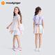 moodytiger [Fairy Family] Girls Short Skirt Soft Skin-Friendly Summer Children's Skirt Anti-Exposed Printed Sports Skirt