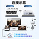 海康威视（HIKVISION）监控摄像头室外400万POE网线供电臻全彩360度云台旋转球机高清夜视3Q140LY-TE