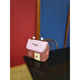 Tagi.Smart little house waterproof leather portable toiletry bag large capacity storage bag cosmetic bag berry hazelnut